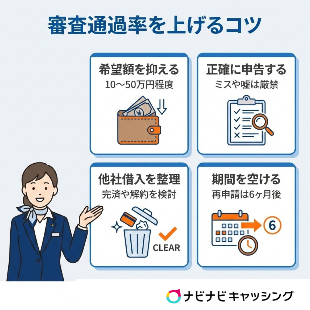 群馬銀行カードローンの審査通過率を上げるコツ