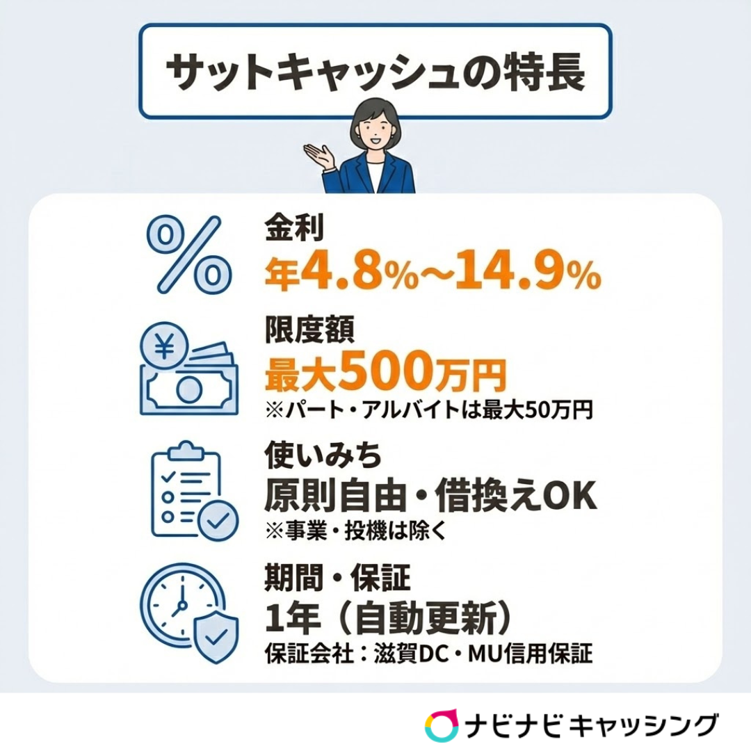 滋賀銀行サットキャッシュの特徴