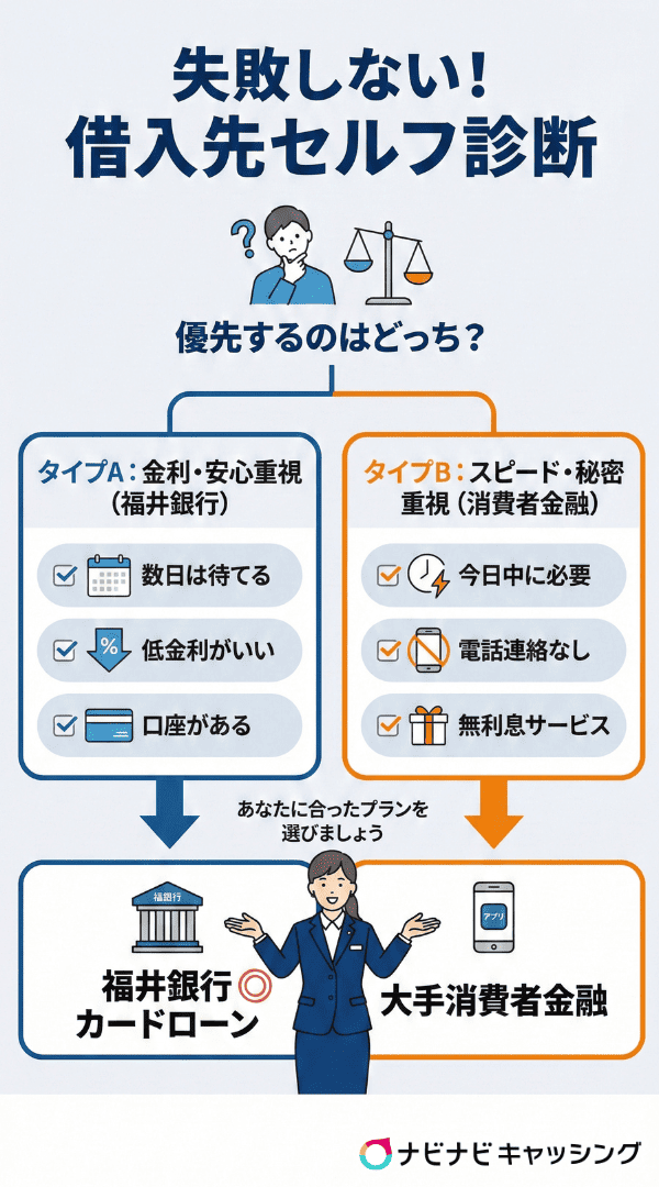失敗しない！借入先セルフ診断
