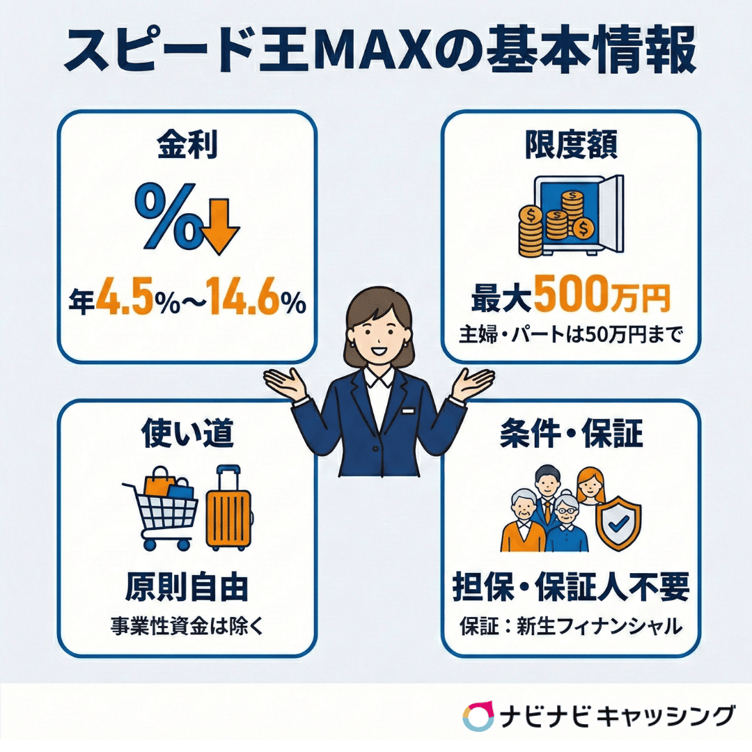 スピード王MAXの基本情報