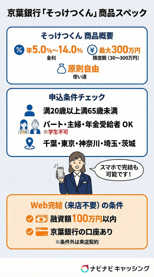 京葉銀行「そっけつくん」商品スペック