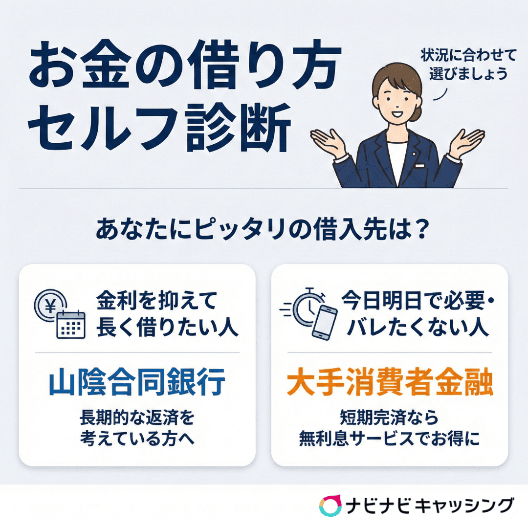 お金の借り方セルフ診断