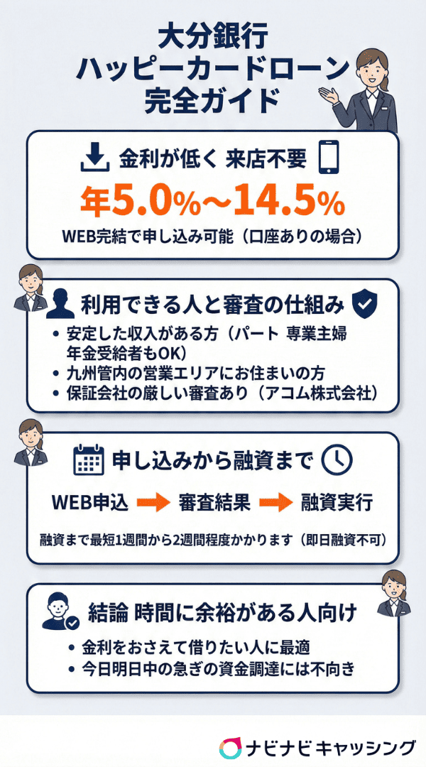 大分銀行ハッピーカードローン完全ガイド