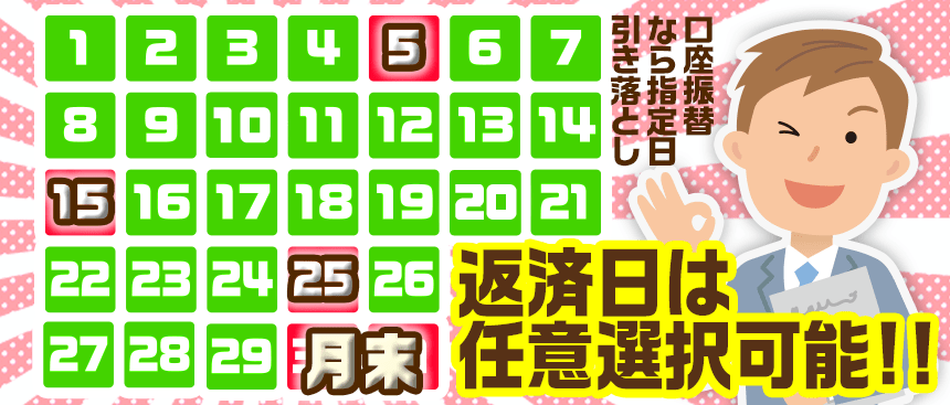 SMBCモビットの返済日を任意で選択できると喜ぶ男性消費者