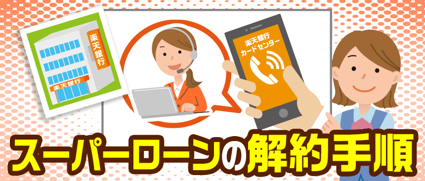 電話での解約方法を示す女性行員
